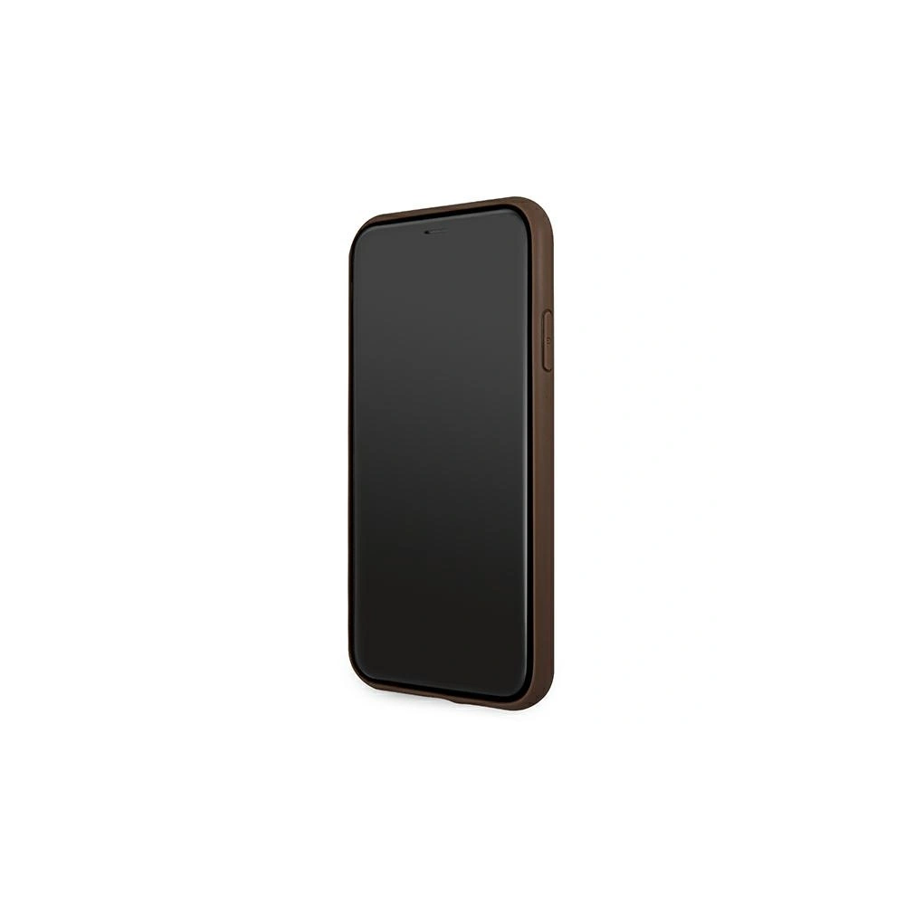 Hurtownia GSM - Etui Guess GUHCN614GMGBR Apple iPhone 11 brązowy/brown hardcase 4G Big Metal Logo - GUE994BR - {ean13} - Hurt