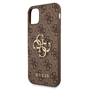Hurtownia GSM - Etui Guess GUHCN614GMGBR Apple iPhone 11 brązowy/brown hardcase 4G Big Metal Logo - GUE994BR - {ean13} - Hurt