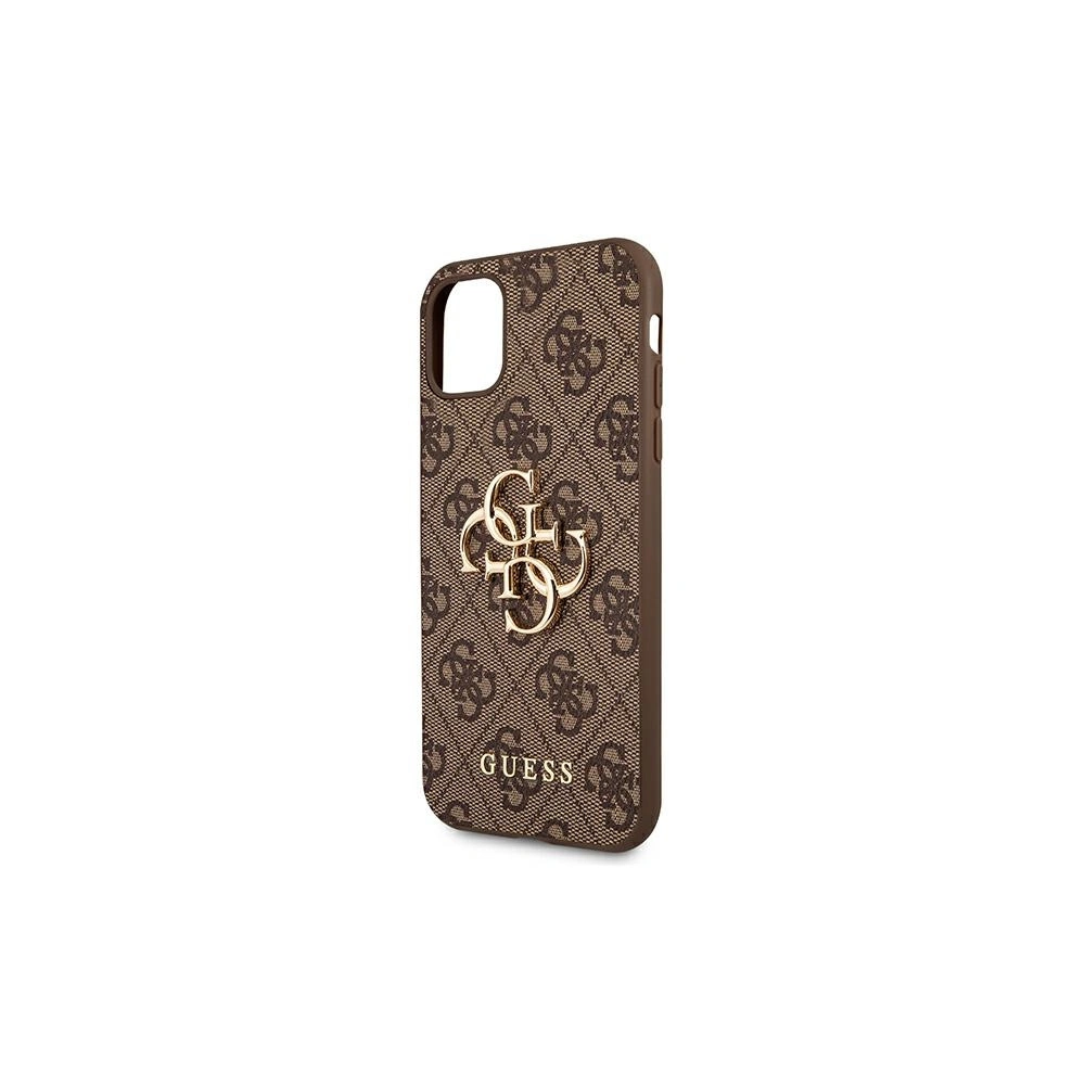 Hurtownia GSM - Etui Guess GUHCN614GMGBR Apple iPhone 11 brązowy/brown hardcase 4G Big Metal Logo - GUE994BR - {ean13} - Hurt