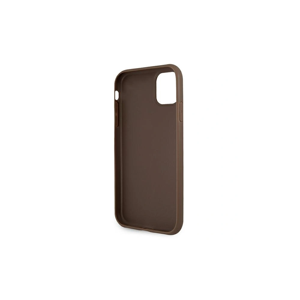 Hurtownia GSM - Etui Guess GUHCN614GMGBR Apple iPhone 11 brązowy/brown hardcase 4G Big Metal Logo - GUE994BR - {ean13} - Hurt