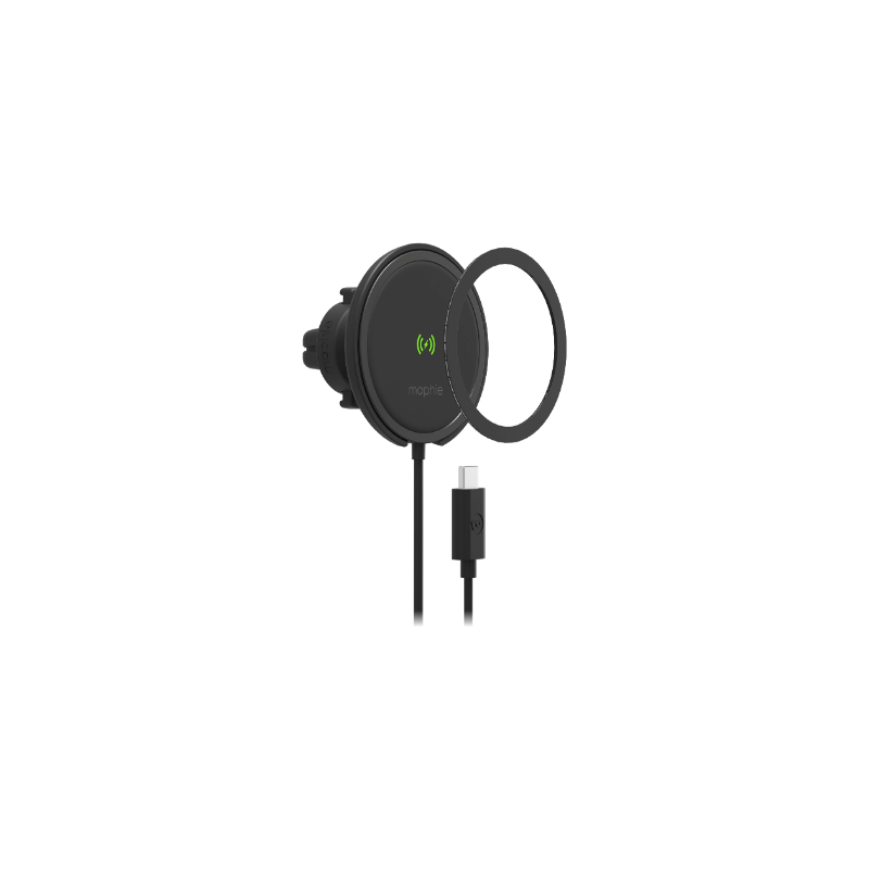 Hurtownia Mophie - 840056140103 - MPH040 - Uchwyt z ładowarką bezprzewodową Mophie Snap+ Wireless Charge Vent Mount MagSafe 15W (czarny) - B2B homescreen