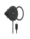 Uchwyt z ładowarką bezprzewodową Mophie Snap+ Wireless Charge Vent Mount MagSafe 15W (czarny)
