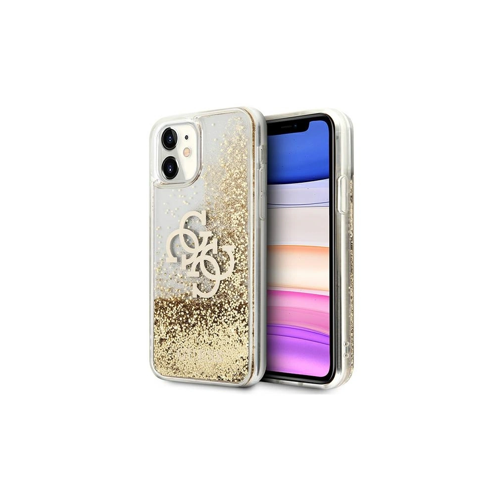 Hurtownia GSM - Etui Guess GUHCN61LG4GGO Apple iPhone 11 złoty/gold hardcase 4G Big Liquid Glitter - GUE996GLD - {ean13} - Hurt