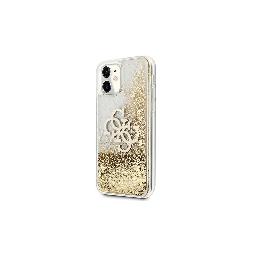 Wholesale Guess GUHCN61LG4GGO Apple iPhone 11 gold hardcase 4G Big Liquid Glitter - GUE996GLD - {ean13} - Hurt
