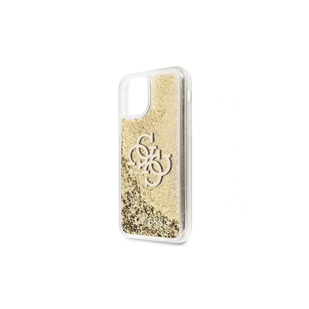 Wholesale Guess GUHCN61LG4GGO Apple iPhone 11 gold hardcase 4G Big Liquid Glitter - GUE996GLD - {ean13} - Hurt