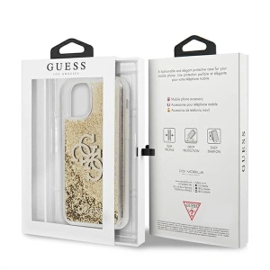 Hurtownia GSM - Etui Guess GUHCN61LG4GGO Apple iPhone 11 złoty/gold hardcase 4G Big Liquid Glitter - GUE996GLD - {ean13} - Hurt