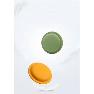 Wholesale Loco Dot Silicone Sticker Apple AirTag White - LOC011WHT - {ean13} - Hurt