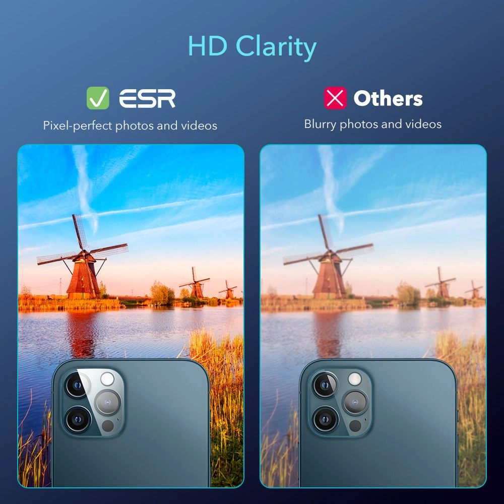 Hurtownia GSM - Szkło hartowane na aparat ESR Camera Lens Apple iPhone 12 Pro Max Clear [2 PACK] - ESR326CL - {ean13} - Hurt