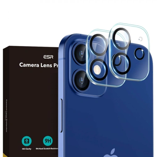 Szkło hartowane na aparat ESR Camera Lens Apple iPhone 12 mini Clear [2 PACK]