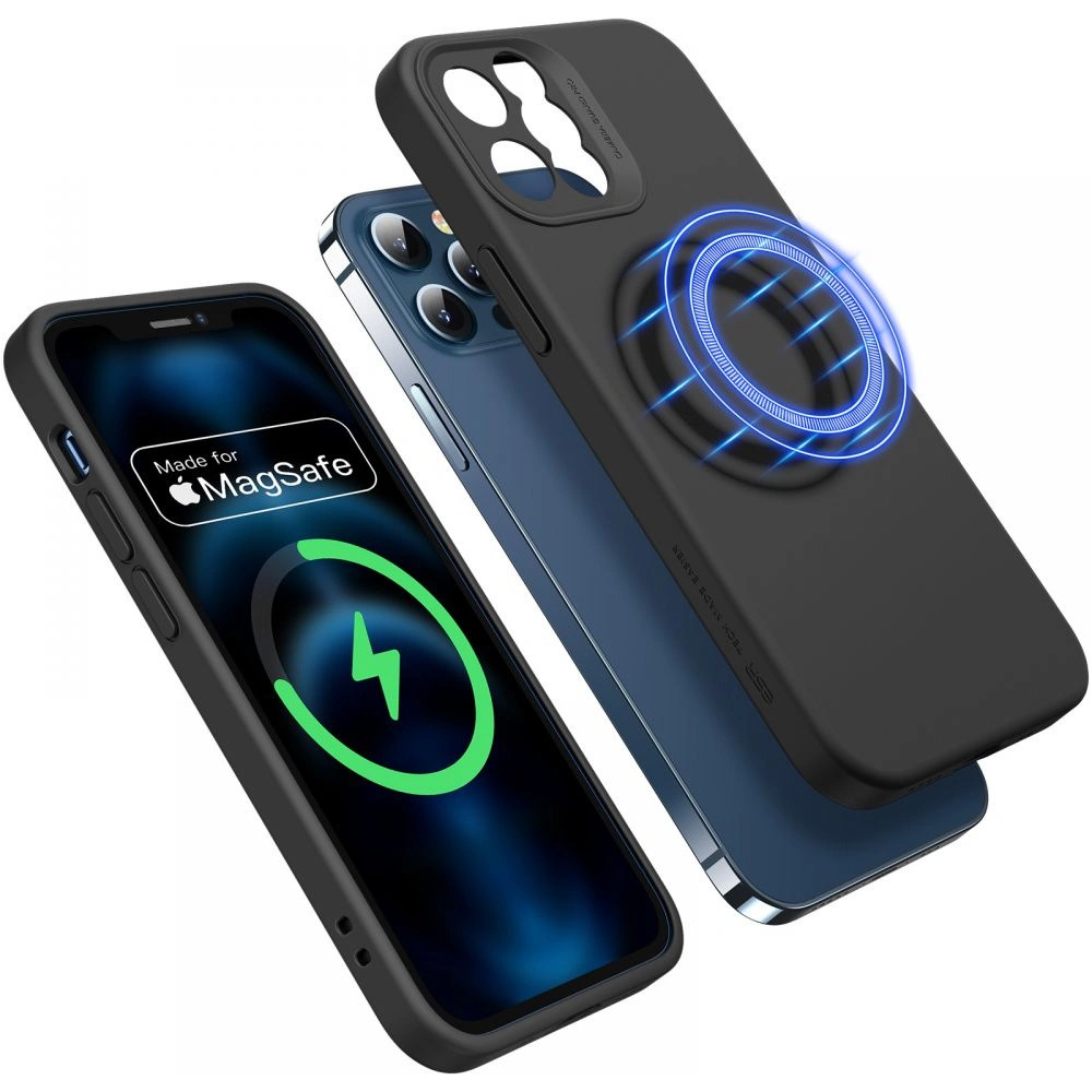 Hurtownia GSM - Etui ESR Cloud Soft MagSafe Apple iPhone 12 Pro černé - ESR329BLK - {ean13} - Hurt