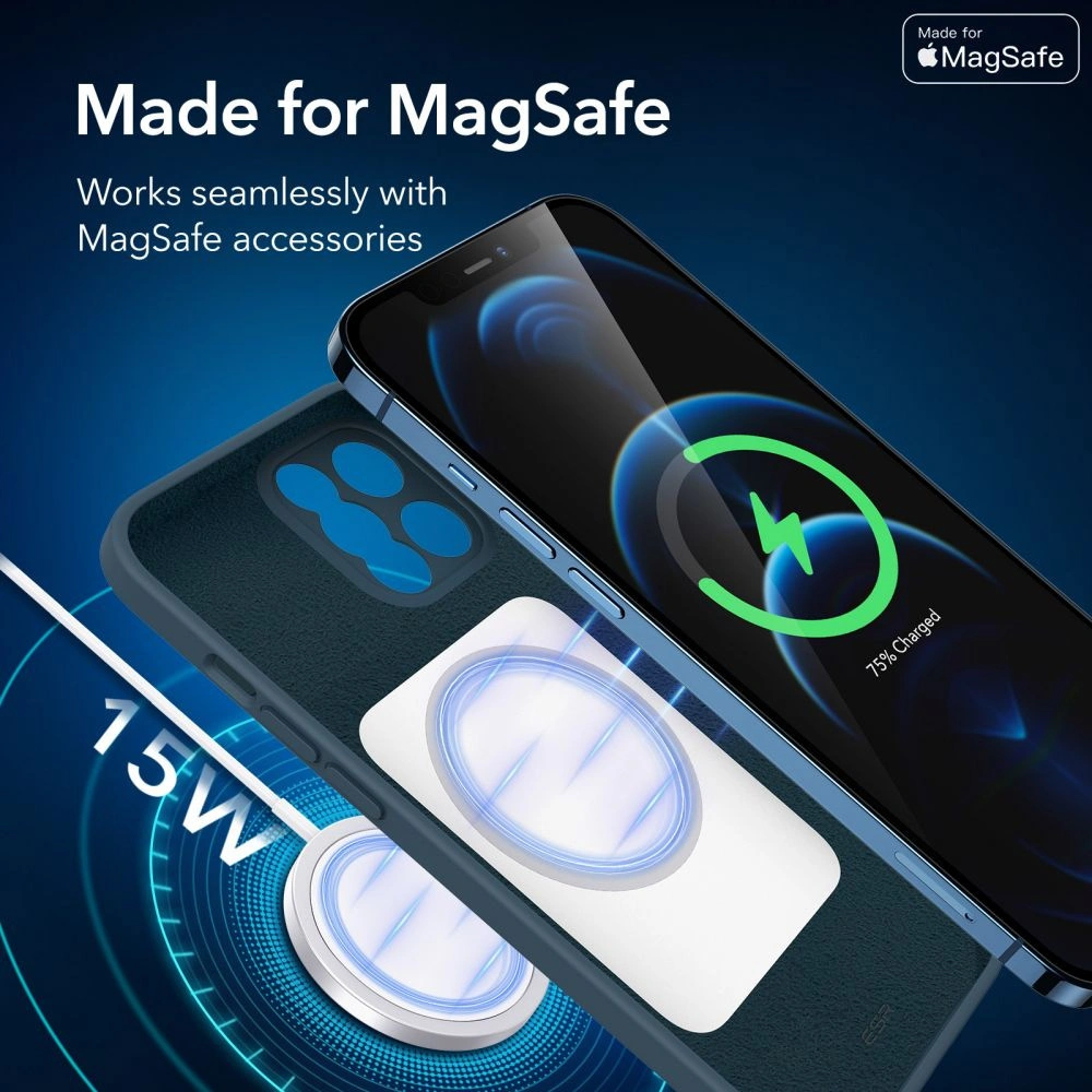 Wholesale ESR Cloud Soft MagSafe Apple iPhone 12 Pro Blue - ESR333BLU - {ean13} - Hurt