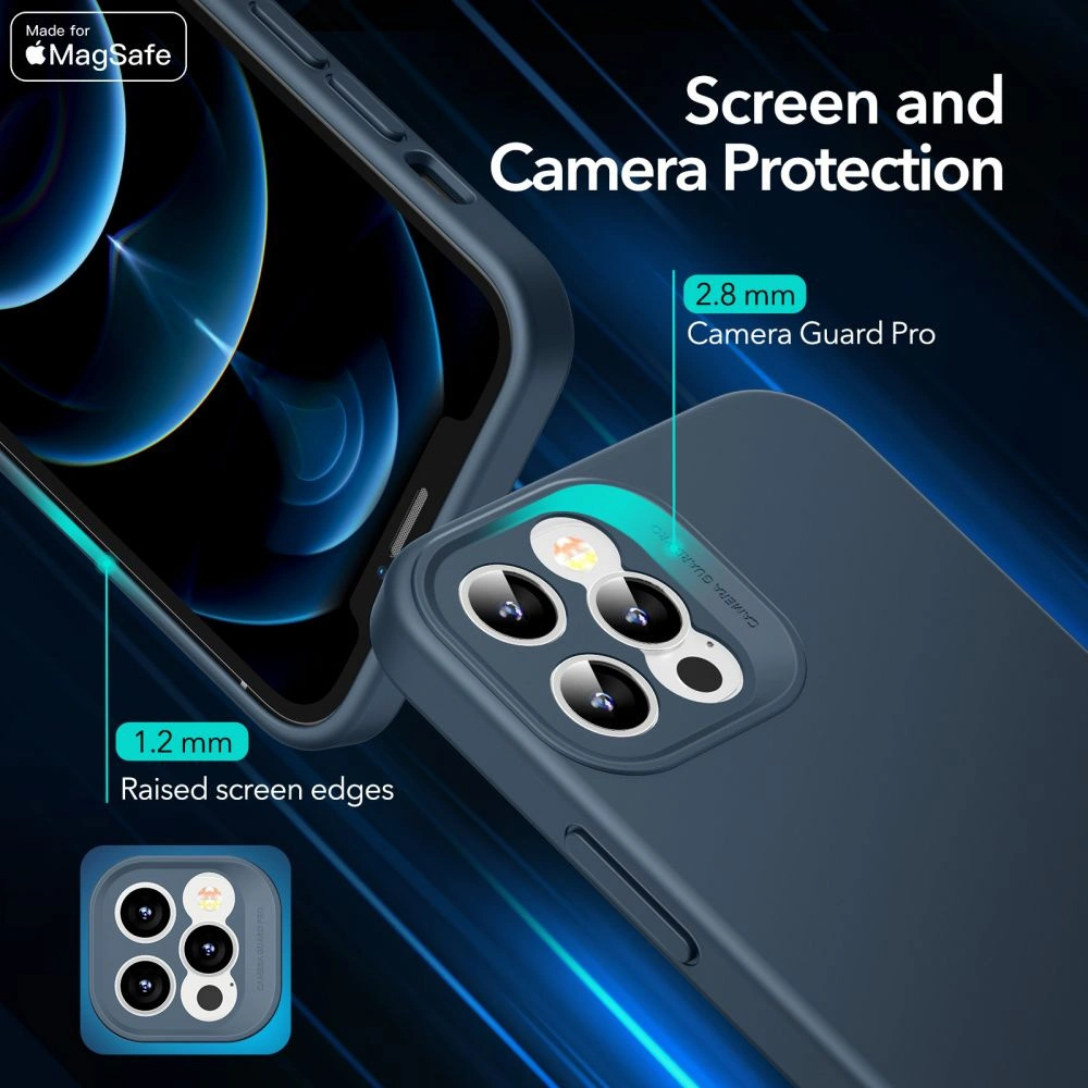 Wholesale ESR Cloud Soft MagSafe Apple iPhone 12 Pro Blue - ESR333BLU - {ean13} - Hurt