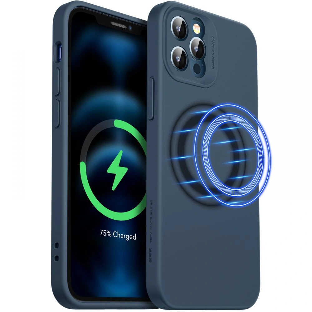 Hurtownia GSM - Etui ESR Cloud Soft MagSafe Apple iPhone 12 Pro Max Modrá - ESR334BLU - {ean13} - Hurt