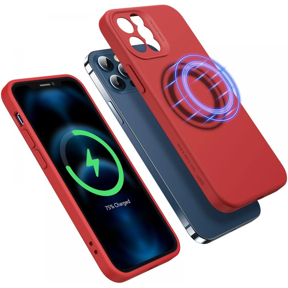 Hurtownia GSM - Etui ESR Cloud Soft MagSafe Apple iPhone 12 Pro Max Červená - ESR335RED - {ean13} - Hurt