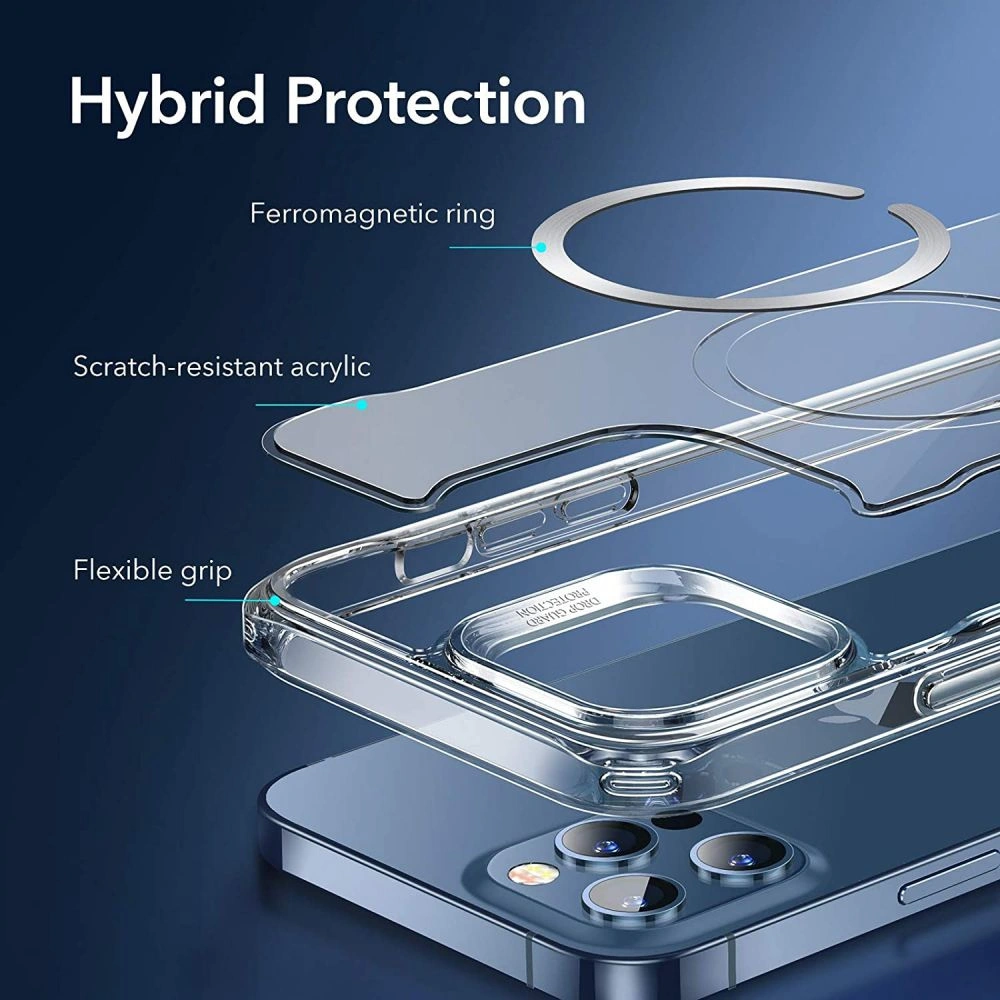 Hurtownia GSM - Etui ESR CH Halolock MagSafe Apple iPhone 12 Pro Max Jelly Clear - ESR339CL - {ean13} - Hurt