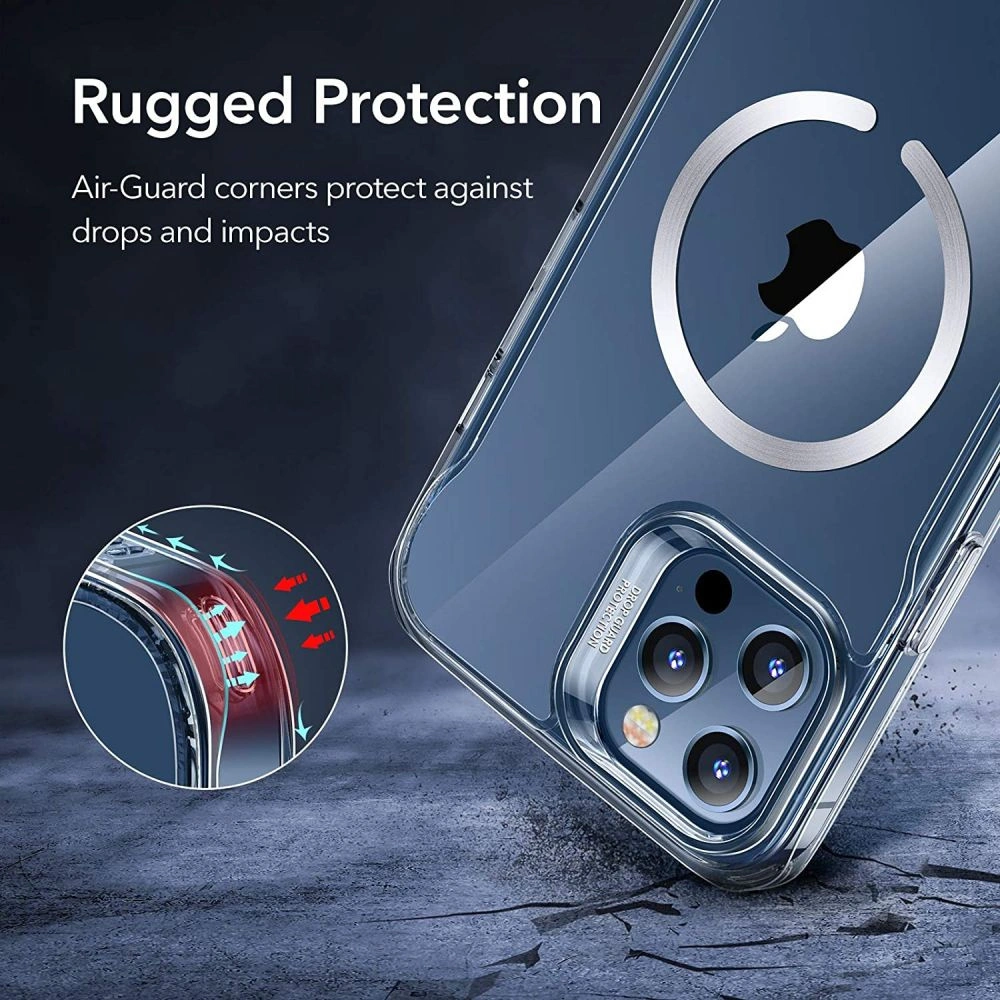 Hurtownia GSM - Etui ESR CH Halolock MagSafe Apple iPhone 12 Pro Max Jelly Clear - ESR339CL - {ean13} - Hurt