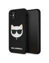 Etui Karl Lagerfeld KLHCN61SLCHBK Apple iPhone 11 hardcase czarny/black Silicone Choupette