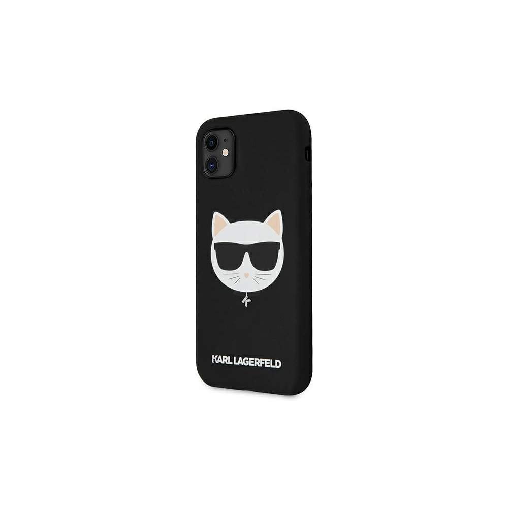 Etui Karl Lagerfeld KLHCN61SLCHBK Apple iPhone 11 hardcase černý/black Silicone Choupette