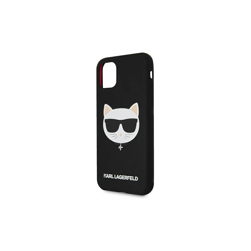 Etui Karl Lagerfeld KLHCN61SLCHBK Apple iPhone 11 hardcase černý/black Silicone Choupette
