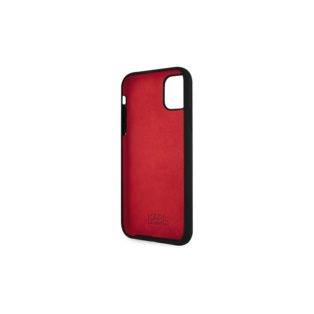 Etui Karl Lagerfeld KLHCN61SLCHBK Apple iPhone 11 hardcase černý/black Silicone Choupette