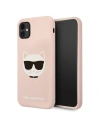 Etui Karl Lagerfeld KLHCN61SLCHLP Apple iPhone 11 hardcase jasno różowy/light pink Silicone Choupette