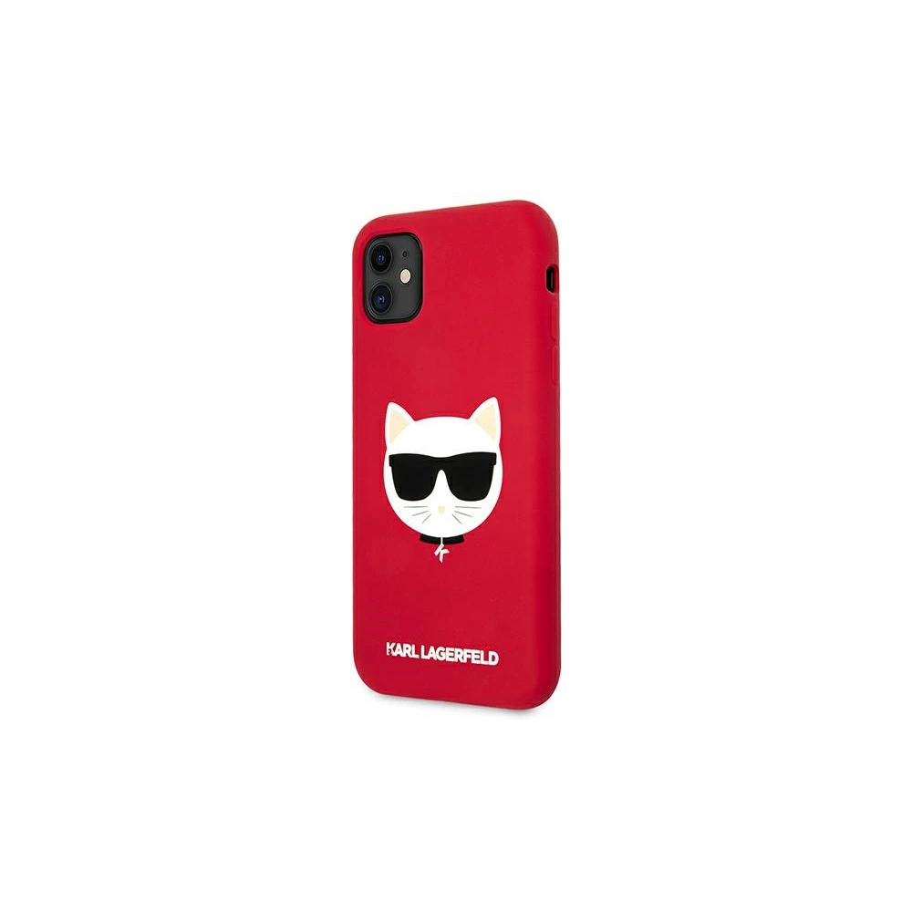 Hurtownia GSM - Etui Karl Lagerfeld KLHCN61SLCHRE Apple iPhone 11 hardcase červený/red Silicone Choupette - KLD547RED - {ean13} - Hurt