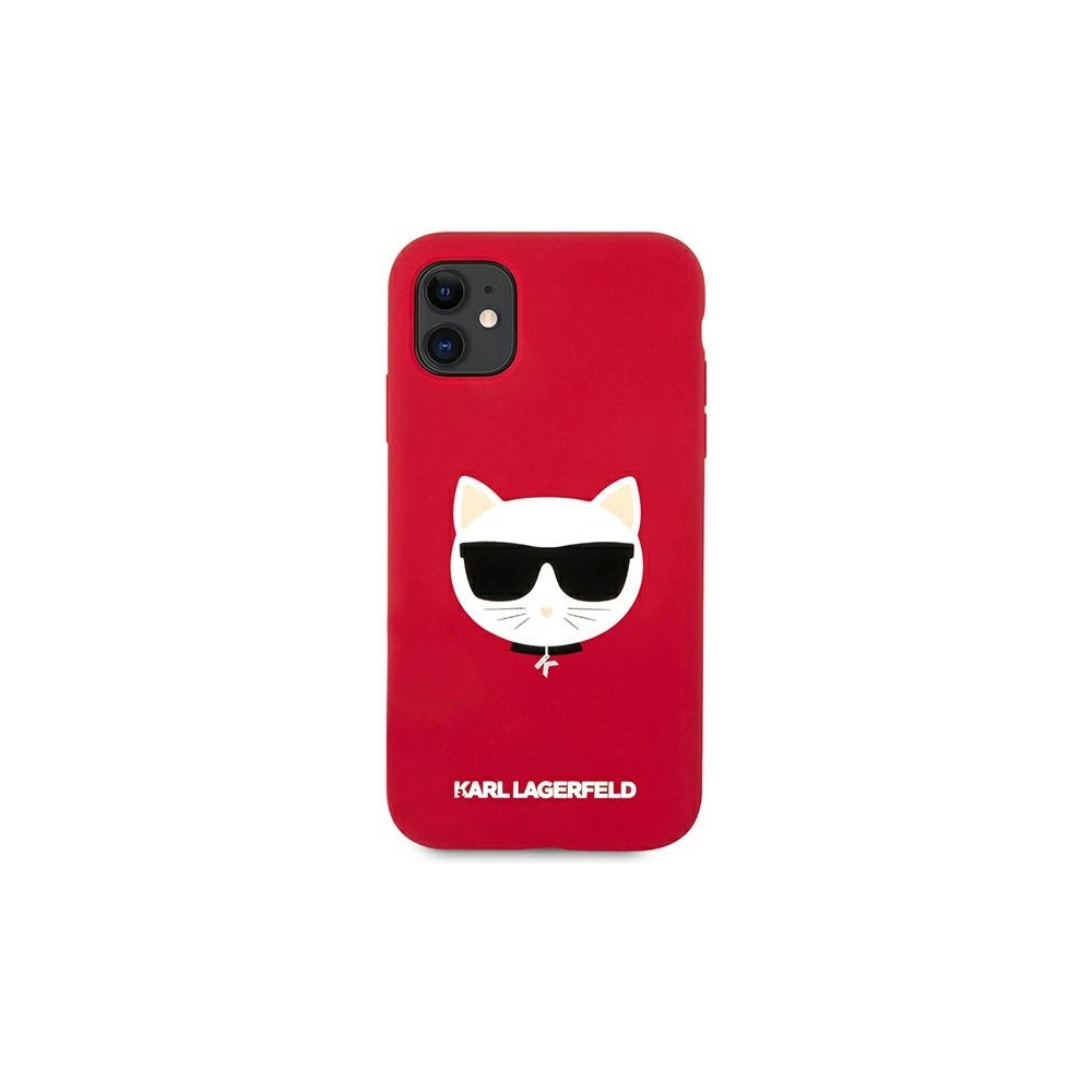 Hurtownia GSM - Etui Karl Lagerfeld KLHCN61SLCHRE Apple iPhone 11 hardcase červený/red Silicone Choupette - KLD547RED - {ean13} - Hurt
