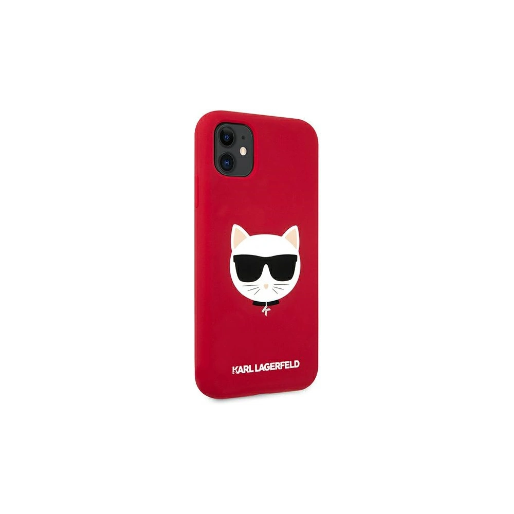 Hurtownia GSM - Etui Karl Lagerfeld KLHCN61SLCHRE Apple iPhone 11 hardcase červený/red Silicone Choupette - KLD547RED - {ean13} - Hurt