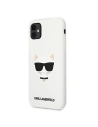 Hurtownia GSM - Etui Karl Lagerfeld KLHCN61SLCHWH Apple iPhone 11 hardcase biały/white Silicone Choupette - KLD548WHT - {ean13} - Hurt