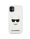 Hurtownia GSM - Etui Karl Lagerfeld KLHCN61SLCHWH Apple iPhone 11 hardcase biały/white Silicone Choupette - KLD548WHT - {ean13} - Hurt
