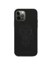 Hurtownia GSM - Etui Karl Lagerfeld KLHCP12LSILTTBK Apple iPhone 12 Pro Max černý/black Silicone Ikonik Outline - KLD549BLK - {ean13} - Hurt