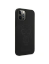 Hurtownia GSM - Etui Karl Lagerfeld KLHCP12LSILTTBK Apple iPhone 12 Pro Max czarny/black Silicone Ikonik Outline - KLD549BLK - {ean13} - Hurt