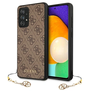 Guess GUHCA72GF4GBR Samsung Galaxy A72 brown hard case 4G Charms Collection