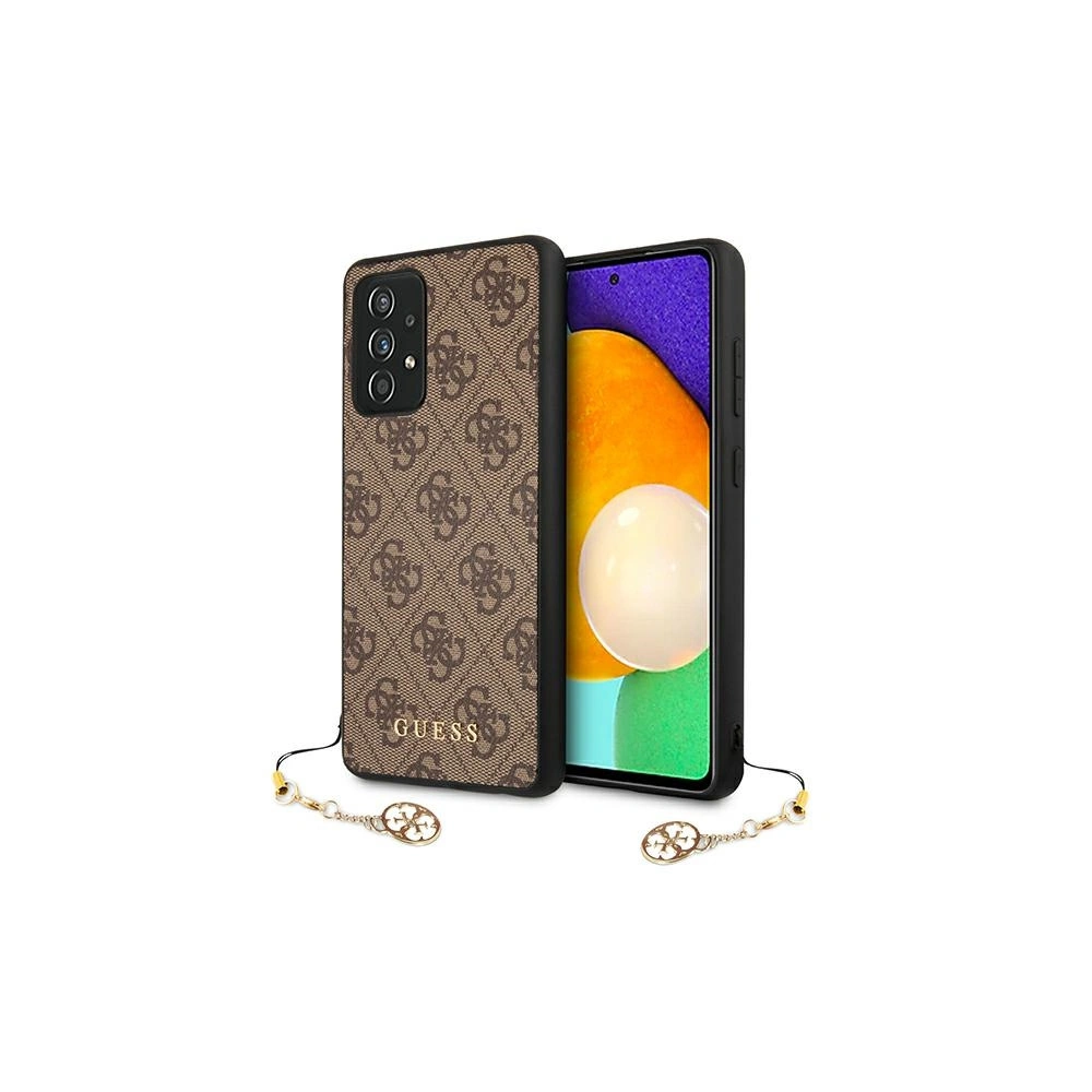 Hurtownia GSM - Etui Guess GUHCA72GF4GBR Samsung Galaxy A72 hnědý/brown tvrdý obal 4G Charms Collection - GUE997BR - {ean13} - Hurt