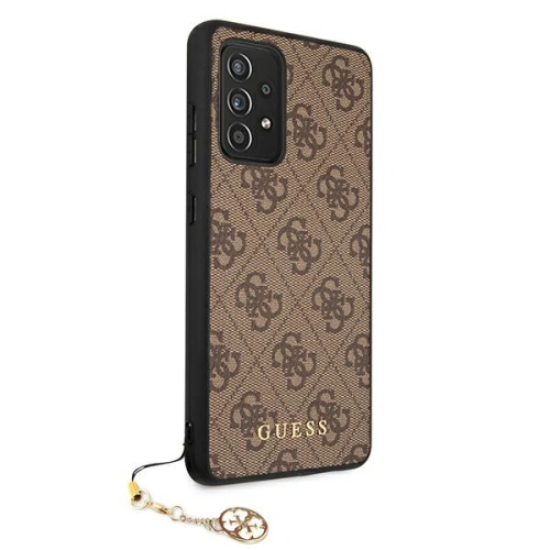 Etui Guess GUHCA72GF4GBR Samsung Galaxy A72 brązowy/brown hard case 4G Charms Collection