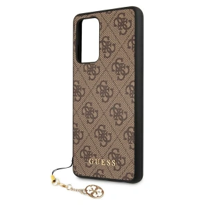 Wholesale Guess GUHCA72GF4GBR Samsung Galaxy A72 brown hard case 4G Charms Collection - GUE997BR - {ean13} - Hurt