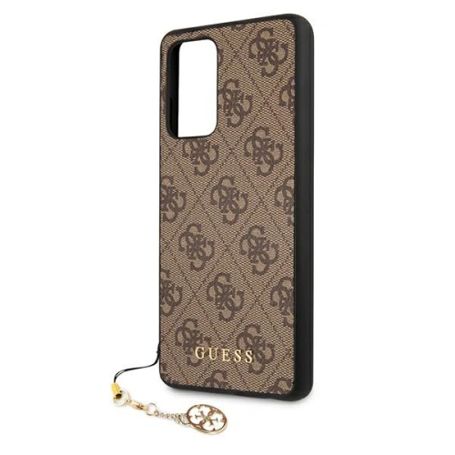 Etui Guess GUHCA72GF4GBR Samsung Galaxy A72 brązowy/brown hard case 4G Charms Collection