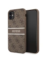 Etui Guess GUHCN614GDBR Apple iPhone 11 brązowy/brown hardcase 4G Stripe