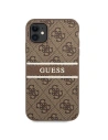 Hurtownia GSM - Etui Guess GUHCN614GDBR Apple iPhone 11 brązowy/brown hardcase 4G Stripe - GUE998BR - {ean13} - Hurt