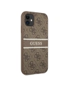 Hurtownia GSM - Etui Guess GUHCN614GDBR Apple iPhone 11 brązowy/brown hardcase 4G Stripe - GUE998BR - {ean13} - Hurt