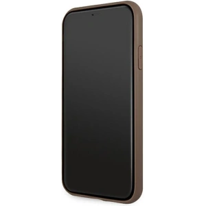 Hurtownia GSM - Etui Guess GUHCN614GDBR Apple iPhone 11 brązowy/brown hardcase 4G Stripe - GUE998BR - {ean13} - Hurt