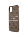 Hurtownia GSM - Etui Guess GUHCN614GDBR Apple iPhone 11 brązowy/brown hardcase 4G Stripe - GUE998BR - {ean13} - Hurt