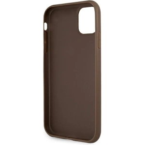 Hurtownia GSM - Etui Guess GUHCN614GDBR Apple iPhone 11 brązowy/brown hardcase 4G Stripe - GUE998BR - {ean13} - Hurt