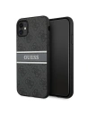 Guess GUHCN614GDGR Apple iPhone 11 grey hardcase 4G Stripe