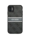 Hurtownia GSM - Etui Guess GUHCN614GDGR Apple iPhone 11 szary/grey hardcase 4G Stripe - GUE999GRY - {ean13} - Hurt