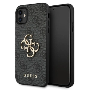 Hurtownia GSM - Etui Guess GUHCN614GMGGR Apple iPhone 11 szary/grey hardcase 4G Big Metal Logo - GUE1000GRY - {ean13} - Hurt