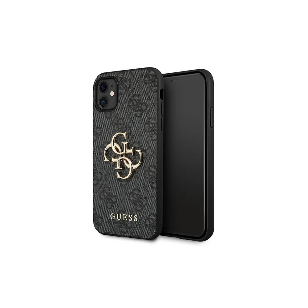 Wholesale Guess GUHCN614GMGGR Apple iPhone 11 grey hardcase 4G Big Metal Logo - GUE1000GRY - {ean13} - Hurt