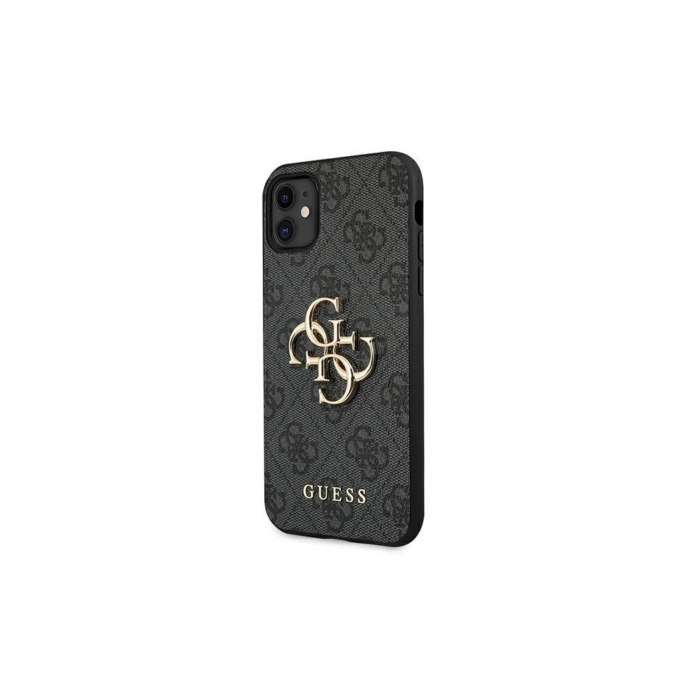 Hurtownia GSM - Etui Guess GUHCN614GMGGR Apple iPhone 11 szary/grey hardcase 4G Big Metal Logo - GUE1000GRY - {ean13} - Hurt