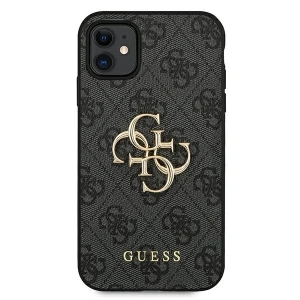 Hurtownia GSM - Etui Guess GUHCN614GMGGR Apple iPhone 11 szary/grey hardcase 4G Big Metal Logo - GUE1000GRY - {ean13} - Hurt