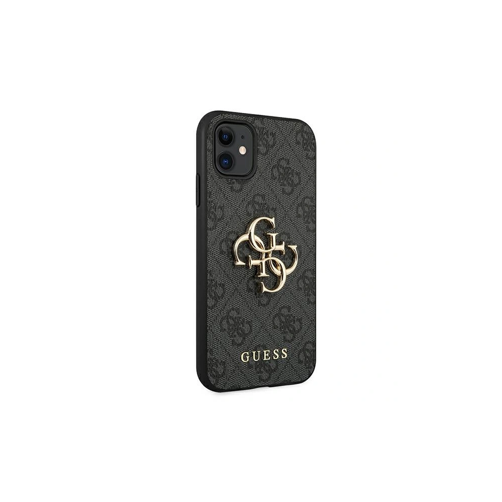 Hurtownia GSM - Etui Guess GUHCN614GMGGR Apple iPhone 11 šedá/grey hardcase 4G Big Metal Logo - GUE1000GRY - {ean13} - Hurt